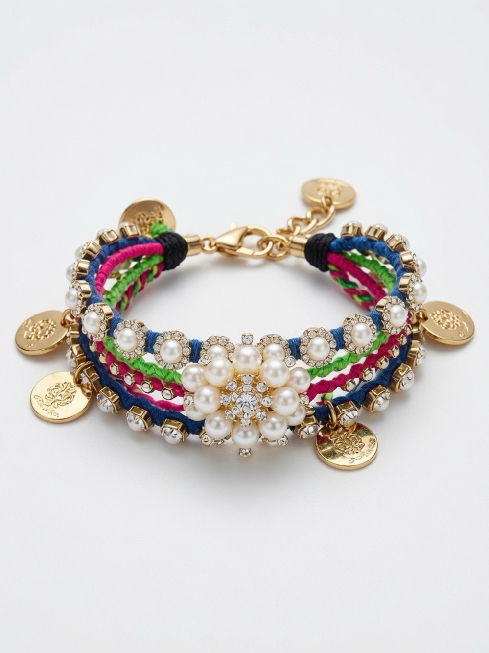 TIERRA SANTA🩷 MADE WITH LOVE 🩷Artisan 6 in one bracelet